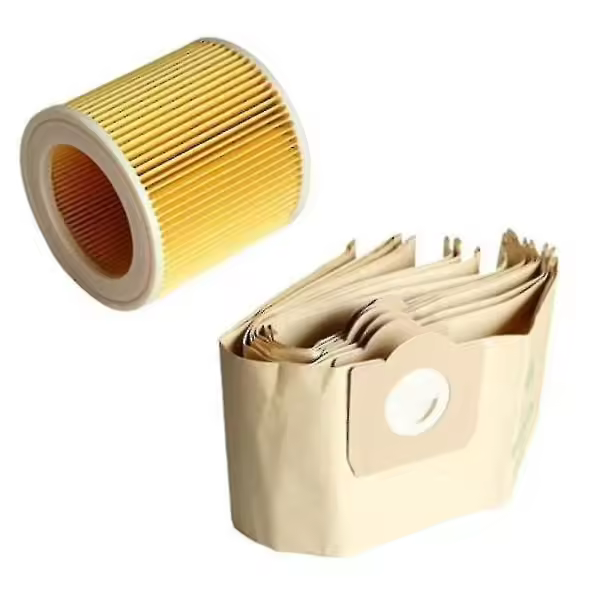 1x para filtro de vacío Wd3 5x Bolsa para Polvo - 1