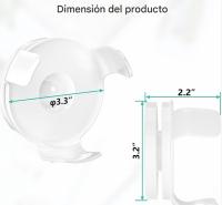 Soporte de pantalla para Echo Dot de 3.ª generación, soporte para la gestión de cables para el soporte de Voz inteligente Dot de 3.ª Generación. - details 8