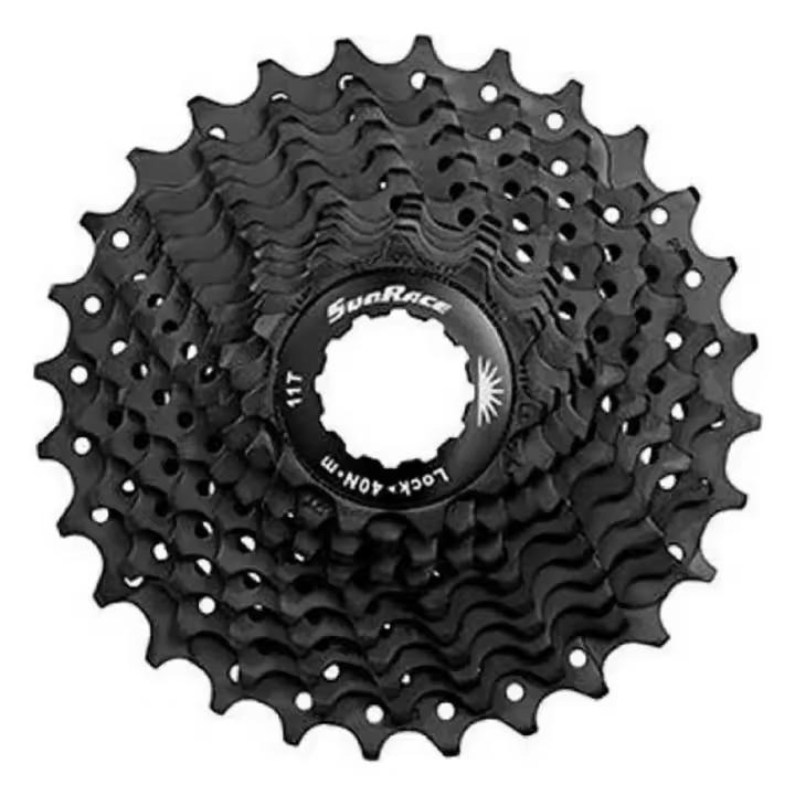 Componentes Cassettes Sunrace Casete Rs3 Negro - 1