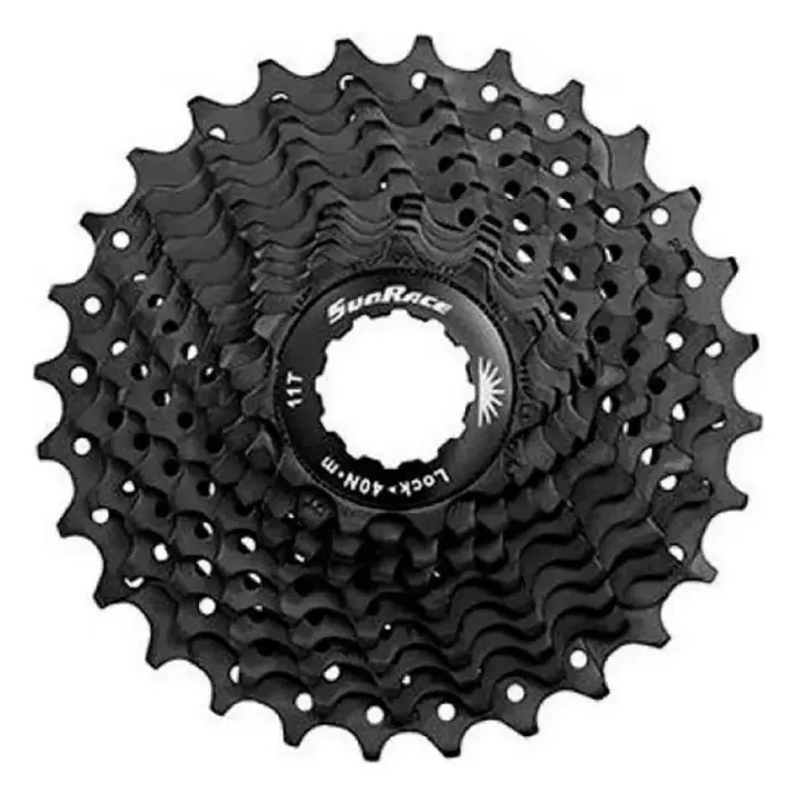 Componentes Cassettes Sunrace Casete Rs3 Negro - 1