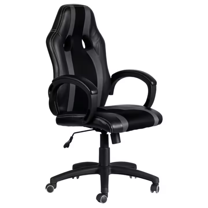 Silla Race - Gris y Negro - 1