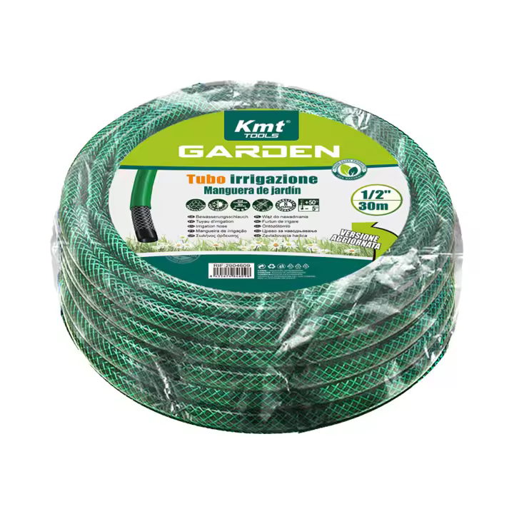 UD - Manguera de Jardín 1/2” 30m | Antialgas, Resistente UV, Alta Presión, PVC Reforzado - 1