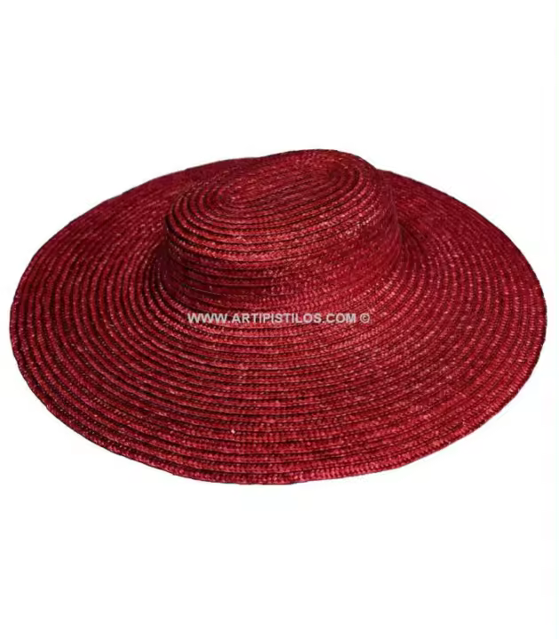 Canotier Copa Baja Ala Ancha Raíz Paja/Fibras Naturales - 1