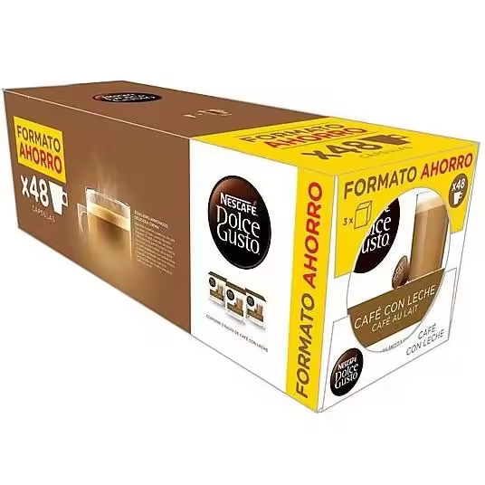 CAFE CON LECHE D.G. CAPSULAS P-3 48U - 1