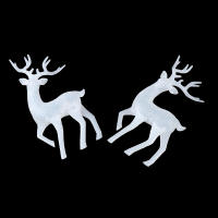 Estatua De Ciervo De Navidad Sika Elk Reindeer Fae Animal Decoración De Simulación Para Hogar Tienda Expositor De Jardín Propiedades - details 9