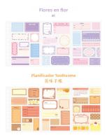 Etiquetas Decorativas Tri-fold Encuentros Serie De Tiempo Horario Simple Etiquetas De Pizarra Lindo Suministros De Estación Tamaño A5 - details 3
