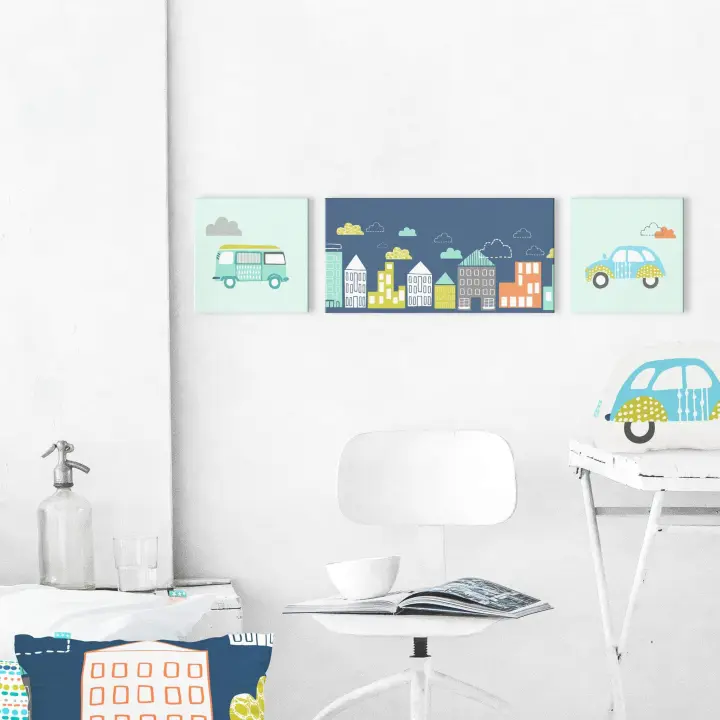 Happyfriday- Holidays Lienzo 27x54 cm, Lienzos 54% Alg 14% Pes 32% Resina, calidad de , Fabricado en España - 1