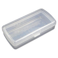 Caja De Desinfección Para Herramientas De Uñas 1Pc Organizador De Almacenamiento Transparente a Prueba De Polvo Para Tijeras Y Pinzas De Manicura Para Salón - details 5