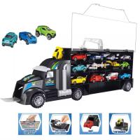 Contenedor De Coches De Modelos Para Niños Camión De Almacenamiento De Juguetes De Ingeniería Para Niños Regalo De Cumpleaños Para Boys - details 4
