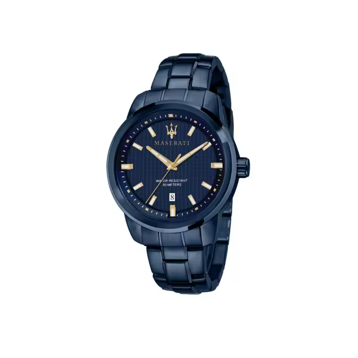 Maserati Reloj Hombre Blue Edition 44mm 3h Acero 10 Atm - 1