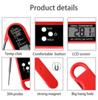 Termómetro De Carne Digital Instantáneo Con Probing De Acero Inoxidable Para Cocina Y BBQ Herramienta De Medición Para Cocina - details 1