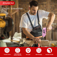 JENABOM Destornillador Eléctrico Mini Rosa 3.6v Herramienta De Poder Recargable Y Sin Cable Para Mantenimiento Doméstico - details 1