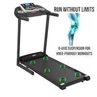 CloverFitness - Cinta de Correr Inteligente Plegable B6 | caminadora compacta | 2 HP | Capacidad de 100 kg | Cinta de Andar con Sistema de Absorción de Impactos - details 1