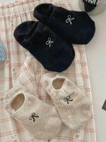 5 Pares De Calcetines De Tobillo Para Mujer Colorblock Ultra Suaves Ligeros Y Transpirables Diseños Moda Para Comodidad Diaria - details 4