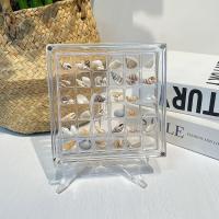 Caja De Exhibición De Conchas Magnéticas Acrílicas Con 36 Cuentas Caja De Almacenamiento Para Joyería Y Uñas Organizador De Contenedor Transparente Moderno - details 1