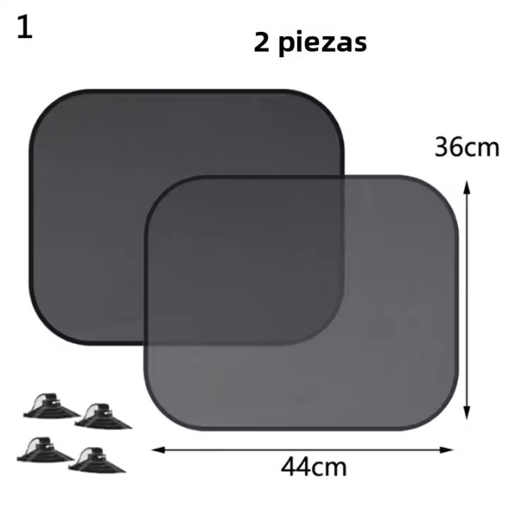 Cortina De Coche Cubierta Solar Con 2 Sucintas 3D Malla Fotocatalítica Visera Ventana Pantalla Solar Para Interior Del Coche - 1