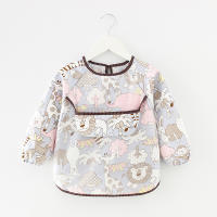 Bib De Bebé Impermeable Con Mangas Largas Para Recién Nacidos Ropa Protectora Antiestática Con Diseño De Dibujos Animados Talla 0-2 Años Unisex - details 3