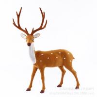 Reindeer De Peluche Simulación Para Decoración De Navidad Y Año Nuevo Tamaño 15/20/25/30/35/40cm Adornos De Ciervo Para El Hogar - details 0