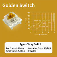 Interruptores Lineales Táctiles Silenciosos Outemu Para Teclado 3Pin Anti Polvo Para Teclados Mécanicos MX Juegos DIY - details 16