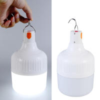 Bulbo LED Portátil Recargable Por USB Lámpara Móvil Super Brillante Para Camping Noche Emergencia Con Gancho Para Saco De Dormir Y Mercado - details 13