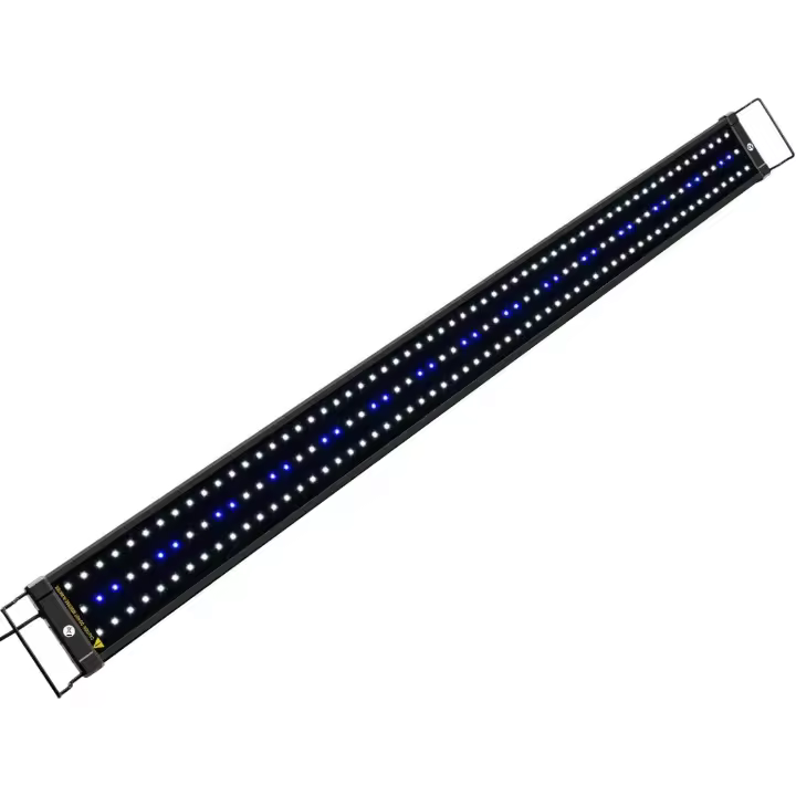 Luz de Acuario, luz de rampa LED de acuario de agua dulce, luz de planta de acuario, luz de acuario LED de 2 modos, 40-60cm, 18W, 78 cuentas de lámpara - 1