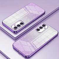 Funda De Teléfono Con Efecto Plateado Y Lente Protegida Para Samsung Galaxy S25 Ultra S25 plus A56 A36 A26 A16 A06 A55 A35 A25 15 05S 4G 5G Resistente Al Agua Y Al Ruido Ligera Antisuciedad Anti-Rasguños Y Antichoque - details 4