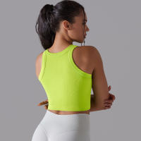Sujetador Deportivo De 2 Niveles Para Mujer Sexy Yoga Alta Soporte Impacto Deporte Ropa Interior Correr Secado Rápido Top Deporte Gimnasio Con Almohadillas - details 60