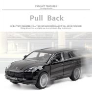 Modelo De Coche Porsches Cayenne Turbo S De 1:24 En Aleación Con Sonido Y Luz Vehículo De Juguete De Metal Para Colección Y Regalo Para Niños - details 14