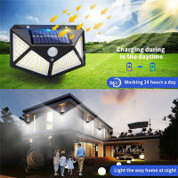 Lámpara Solar Exterior LED 160/128 Con 3 Modos Luz De Decoración Para Jardín Y Parque Sensor De Movimiento PIR Impermeable IP65 - details 13