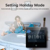 Termostato Inteligente WiFi Tuya Con Pantalla Táctil LED Celsius/Fahrenheit Controla El Calor Compatible Con Alexa Y Google Home - details 4
