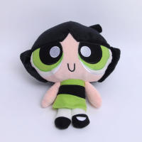 3pcs/lot Peluches De Anime Powerpuff Girls 20cm Juguetes De Peluche Lindos Blossom Buttercup Bubbles Regalos Para Niños - details 2