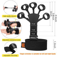 Entrenador De Fuerza De Mano Ajustable De 5-60Kg Con Exercitador De Dedos Para Construcción Muscular Y Recuperación De Lesiones - details 1