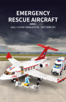 Bloques De Construcción Educativos Para Niños Airbus A320 Modelo De Avión De Carga 463 Piezas Juguete Inteligente Para El Desarrollo De La Razonamiento Espacial Y Manual-Artesanal - details 7