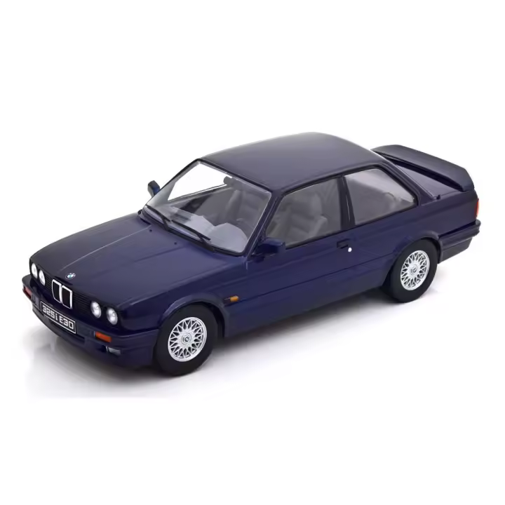 KK Escaleras 1/18 BMW 325I E30 M-PAKET 2 AZUL OSCURO METALICO 1988 - KKDC180931 - 1