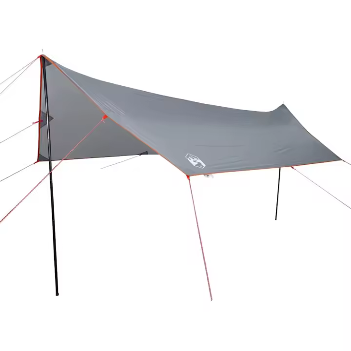 vidaXL Lona de camping impermeable naranja 460x305x210 cm - 1