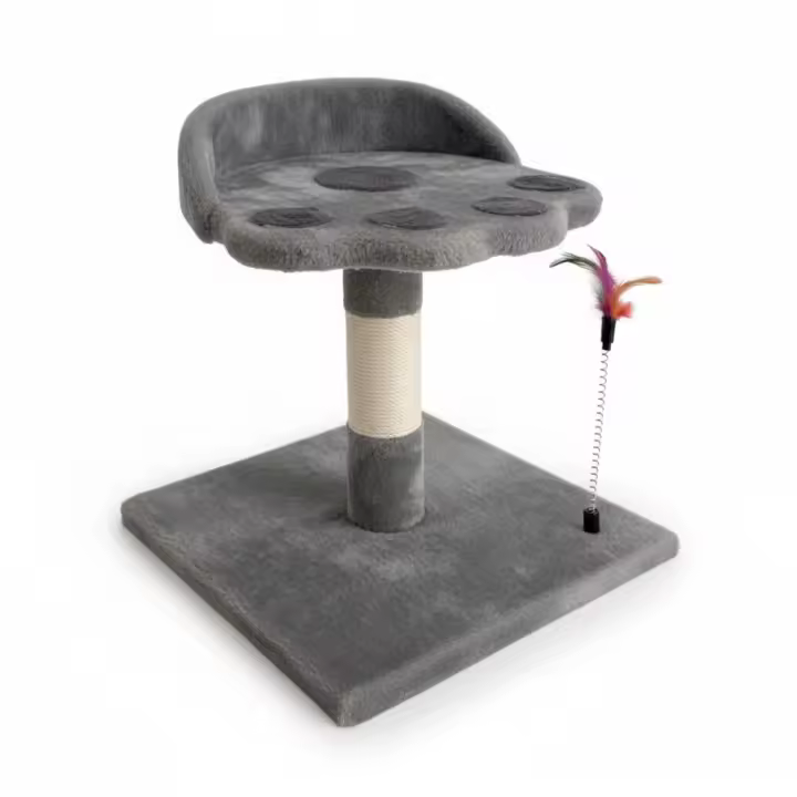 COTTECOTA- Arbol para Gato 35 x 35 x 46 cm Árbol Rascadores para Gatos Torre en árbol Rascador de Gato con Huella de Mano, rascador de Gato de sisal, Juguetes for Gatos, Marco de Escalada for Gatos, Poste de rascador for Gatos, árbol for Gatos Ref.15884 - 1