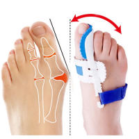 Corrector De Tornejo Ortopédico Para Aliviar El Dolor En El Pie Herramienta De Cuidado Del Pie Corrección De Hallux Valgus Tamaño a Pair Material ABS - details 7