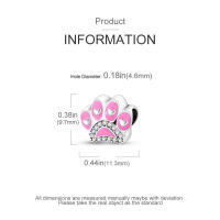 Encantadores Colgantes De Animales De Plata Para Mujer Joyería De Pulsera Y Collar Forma Irregular Sin Certificación - details 95