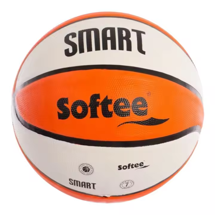 Balón de Baloncesto Naranja y blanco MICROCELULAR SOFTEE SMART - 1