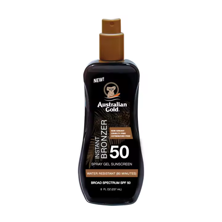 Australian Gold Protector Solar SPF50 Spray Gel con Bronces 237ml - 1