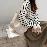 Bolso De Hombro Para Mujer Grande Capacidad 2024 Moda Retro De Trabajo Bolsa De Viaje Con Solapa Única Material PU Con Funda De Poliéster - details 14