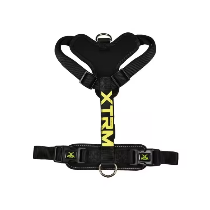 NAYECO - Arnés X-TRM Cronos Neón Flash para Perro (Negro) - 1