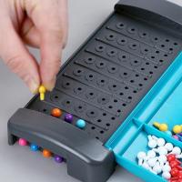 Juego De Mesa De Desafío De Cifrado Juguetes Creativos Y Divertidos Portátiles Para Viajes Dos Jugadores Juego De Fiesta Color Matching Puzzle - details 3