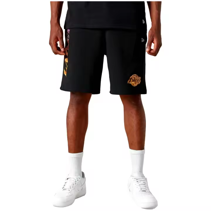 Pantalon Corto New Era La Lakers Nba Team para hombre en color negro - 1