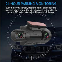 Cámara De Grabación Para Coche USB 2.0 DVR Dash Recorder HD 1080P Dual Camera Con G-Sensor Pantalla Táctil De 3 Pulgadas - details 7