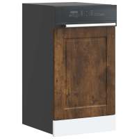 vidaXL Panel lavavajillas Porto madera contrachapada roble artesanal en color Roble artisan/Blanco brillante/Blanco y más - details 6
