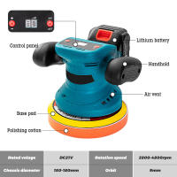 pulidor eléctrico inalámbrico de 2800rpm, herramienta rotativa de encerado para coche, multifunción, para batería Makita de 18V - details 0