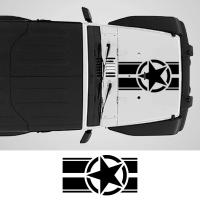 Pentagram Estilo Vinilo Adhesivo Para Cubrir Maletero De Coche Accesorios Para Jeep Renegade Patriot Wrangler JK L TJ Trail Hawk Rubicon - details 3