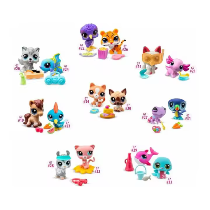 LITTLEST PETSHOP PACK 2 MASCOTAS SURTIDAS DE BANDAI - 1