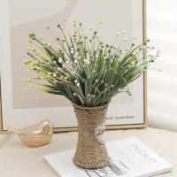 Planta Artificial Verde De Berenjena Para Decoración De Jardín En Casa Accesorio De Boda Fiesta De Navidad Flores Falsas Para Arreglo De Manualidades - details 2